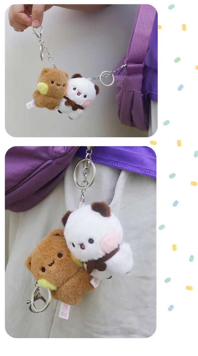 Bubu & Dudu Plush Keychain