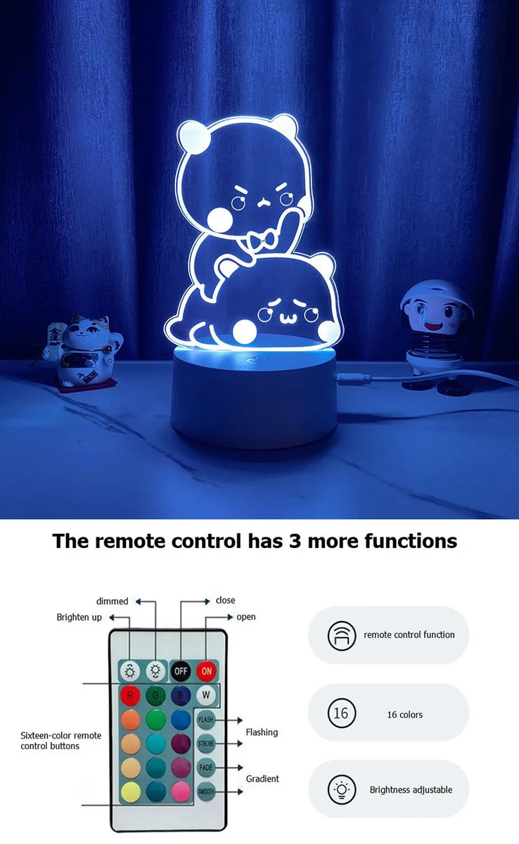 Dudu & Bubu 3D LED Night Lamp