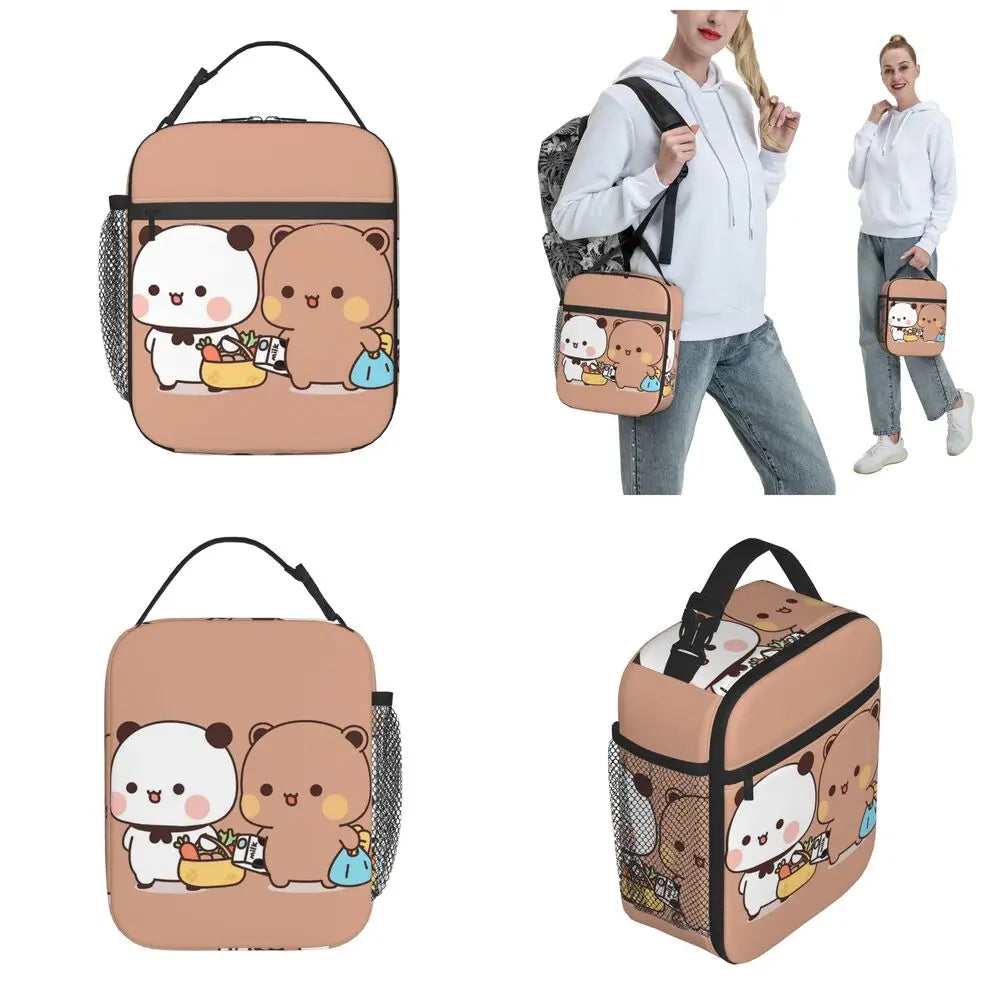 Cute Bubu And Dudu Insulated Lunch Bag