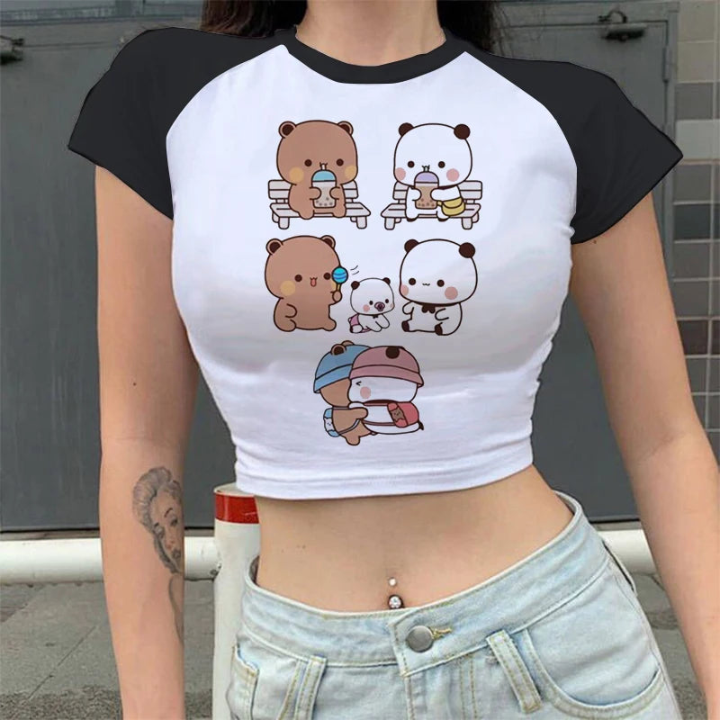 Adorable Bubu & Dudu Crop T-Shirts