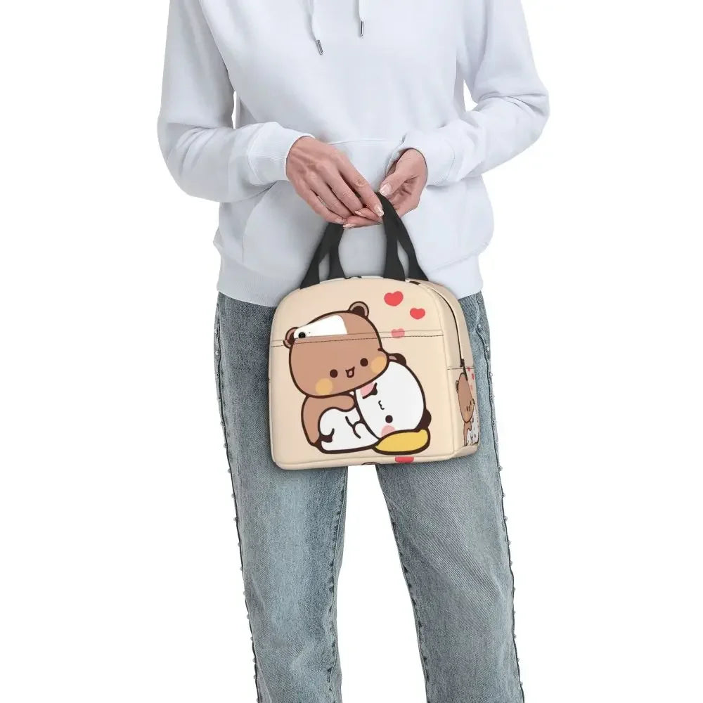 Hug Lunch Bag Box Bubu Dudu Cartoon Children Aluminum Bag Foil Portable Lunchbox