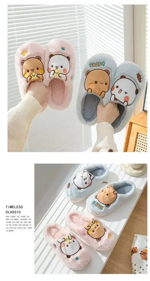 Bubu Dudu Bear Plush Slipper