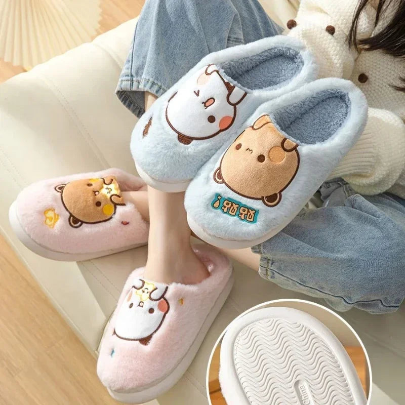 Bubu Dudu Bear Plush Slipper