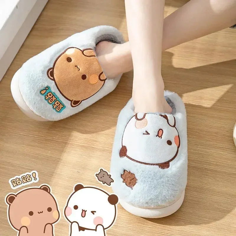 Bubu Dudu Bear Plush Slipper