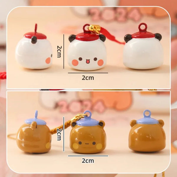 Bubu & Dudu Mini Bell Keychains