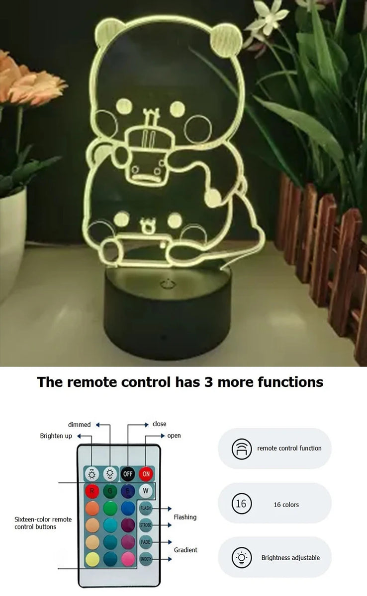 Dudu & Bubu 3D LED Night Lamp